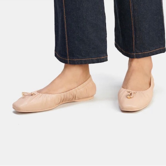 COACH - Eleanor Leather Ballet Flats - Picture 5 of 8